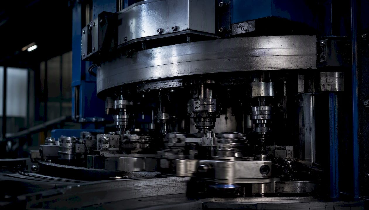 Hydromat Rotary Transfer Machining In Large Factory Hydromat rotary transfer machining in large factory